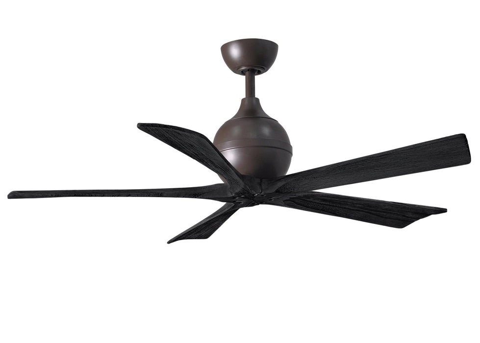 Matthews Fan Company - IR5-TB-BK-52 - 52"Ceiling Fan - Irene - Textured Bronze