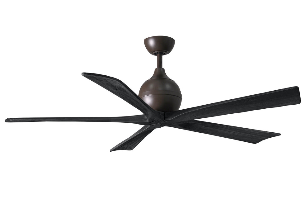 Matthews Fan Company - IR5-TB-BK-60 - 60"Ceiling Fan - Irene - Textured Bronze