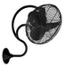 Matthews Fan Company - ME-BK - 13"Wall Fan - Melody - Matte Black