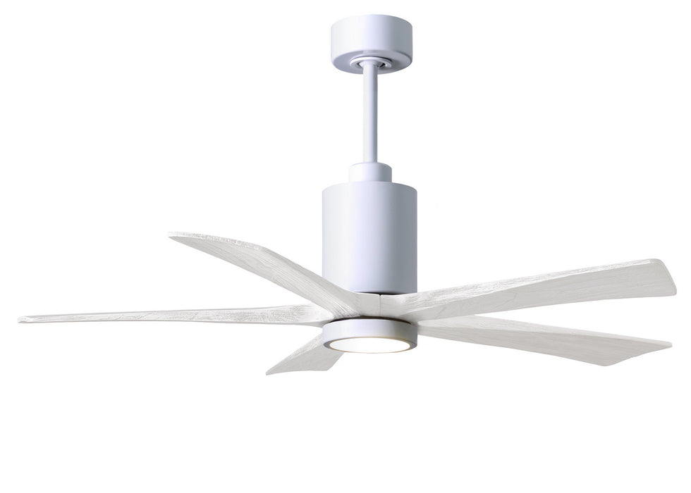 Matthews Fan Company - PA5-WH-MWH-52 - 52"Ceiling Fan - Patricia - White