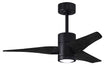 Matthews Fan Company - SJ-BK-BK-42 - 42"Ceiling Fan - Super Janet - Matte Black