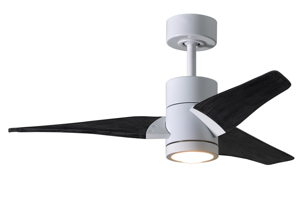 Matthews Fan Company - SJ-WH-BK-42 - 42"Ceiling Fan - Super Janet - White