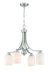 Craftmade - 50524-BNK-WG - Four Light Chandelier - Bolden - Brushed Polished Nickel