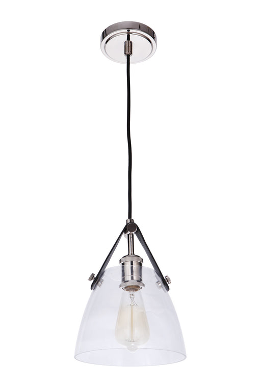 Craftmade - 51391-PLN - One Light Pendant - Hagen - Polished Nickel