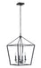 Craftmade - 52936-FB - Four Light Foyer Pendant - Flynt - Flat Black