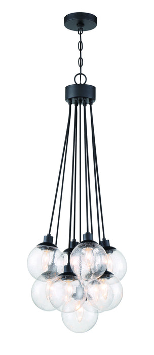 Craftmade - 53399-FB - Nine Light Pendant - Que - Flat Black