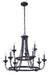 Craftmade - 53729-FB - Nine Light Chandelier - Marlowe - Flat Black