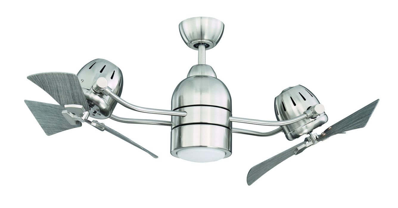 Craftmade - BW250BNK6 - 18"Ceiling Fan - Bellows Duo - Brushed Polished Nickel