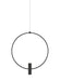 Visual Comfort Modern - 700FJLAY13B-LED930 - LED Pendant - Layla - Nightshade Black