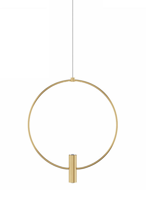 Visual Comfort Modern - 700FJLAY13NB-LED930 - LED Pendant - Layla - Natural Brass