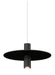 Visual Comfort Modern - 700FJPNTB-LED930 - LED Pendant - Ponte - Nightshade Black
