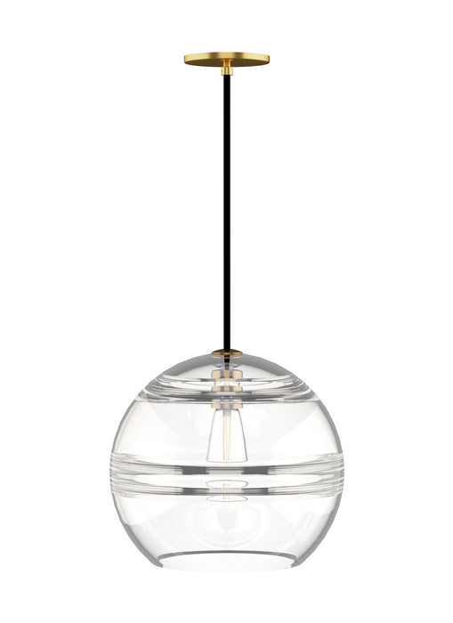 Visual Comfort Modern - 700FJSDNCR - One Light Pendant - Sedona - Aged Brass