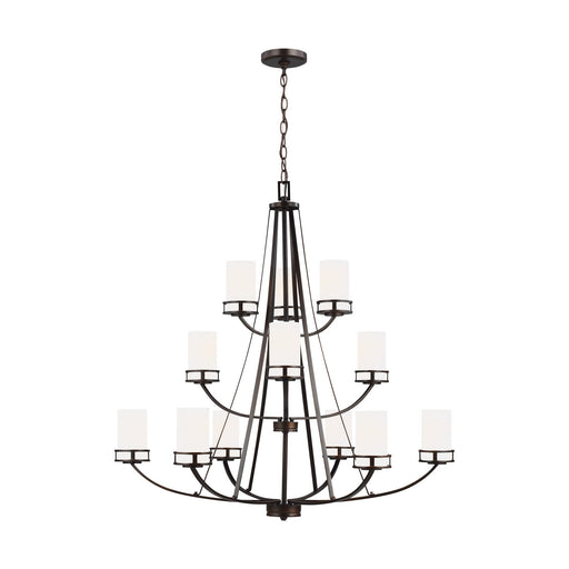 Generation Lighting. - 3121612-710 - 12 Light Chandelier - Robie - Bronze