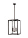 Generation Lighting. - 5134504EN-710 - Four Light Hall / Foyer - Moffet Street - Bronze