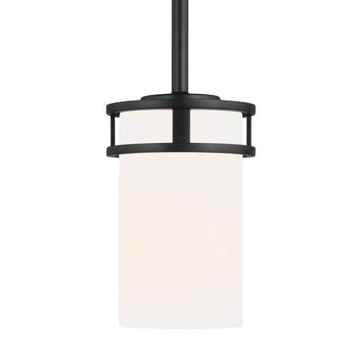 Generation Lighting. - 6121601-112 - One Light Mini-Pendant - Robie - Midnight Black