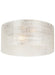 Visual Comfort Modern - 700FMVTRLNS - Two Light Flush Mount - Vetra - Satin Nickel