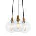 Visual Comfort Modern - 700GMBMP3CR-LED927 - LED Chandelier - Gambit - Aged Brass