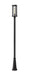 Z-Lite - 586PHBR-519P-BK - One Light Outdoor Post Mounted Fixture - Glenwood - Black