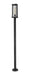 Z-Lite - 586PHBR-567P-BK - One Light Outdoor Post Mounted Fixture - Glenwood - Black