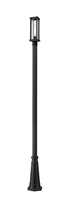 Z-Lite - 586PHMR-519P-BK - One Light Outdoor Post Mounted Fixture - Glenwood - Black