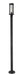Z-Lite - 586PHMR-567P-BK - One Light Outdoor Post Mounted Fixture - Glenwood - Black