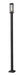 Z-Lite - 586PHMS-536P-BK - One Light Outdoor Post Mounted Fixture - Glenwood - Black