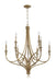 Minka-Lavery - 1099-740 - Nine Light Chandelier - Covent Park - Brushed Honey Gold