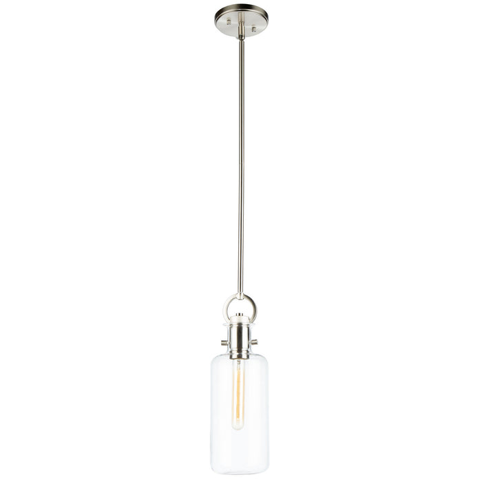 Artcraft - AC10121SN - One Light Pendant - Single - Satin Nickel