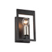 Artcraft - AC11177NB - One Light Wall Sconce - Sutherland - Black & Brushed Nickel