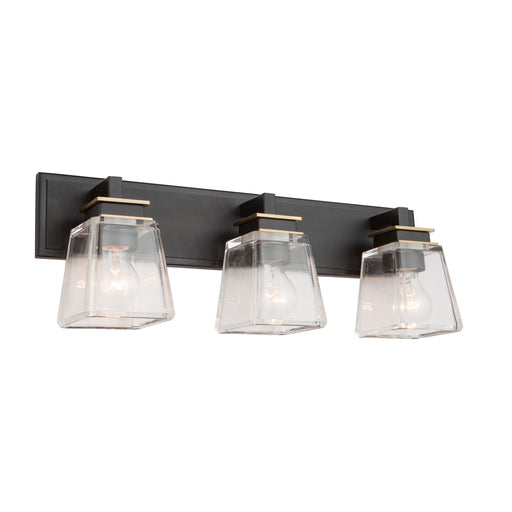 Artcraft - AC11613VB - Three Light Wall Sconce - Eastwood - Black & Brass