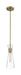 Nuvo Lighting - 60-6858 - One Light Mini Pendant - Bahari - Vintage Brass