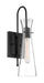 Nuvo Lighting - 60-6877 - One Light Wall Sconce - Bahari - Black