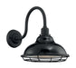 Nuvo Lighting - 60-7002 - One Light Outdoor Wall Mount - Newbridge - Gloss Black / Silver