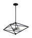Nuvo Lighting - 60-7008 - Four Light Pendant - Legend - Black / Polished Nickel