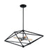Nuvo Lighting - 60-7009 - Four Light Pendant - Legend - Black / Polished Nickel