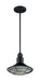Nuvo Lighting - 60-7033 - One Light Pendant - Blue Harbor - Gloss Black / Silver