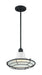 Nuvo Lighting - 60-7054 - One Light Pendant - Blue Harbor - Gloss White / Black Accents