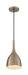 Nuvo Lighting - 60-7076 - One Light Pendant - Bellcap - Burnished Brass