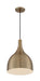 Nuvo Lighting - 60-7077 - One Light Pendant - Bellcap - Burnished Brass