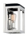Nuvo Lighting - 60-7091 - One Light Wall Sconce - Cakewalk - Polished Nickel / Black Accents