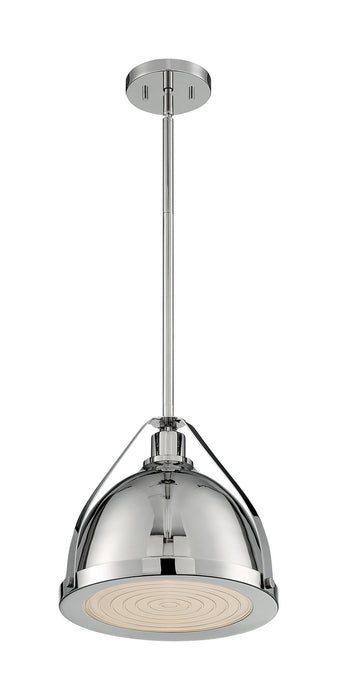 Nuvo Lighting - 60-7212 - One Light Pendant - Barbett - Polished Nickel