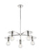 Nuvo Lighting - 60-7255 - Five Light Chandelier - Bizet - Polished Nickel