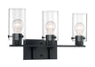 Nuvo Lighting - 60-7273 - Three Light Vanity - Sommerset - Matte Black