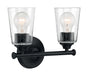 Nuvo Lighting - 60-7282 - Two Light Vanity - Bransel - Matte Black