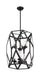 Nuvo Lighting - 60-7306 - Six Light Foyer Pendant - Zemi - Black