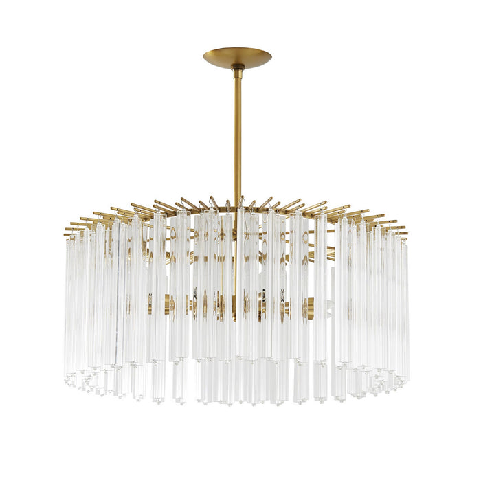 Arteriors - 89424 - Eight Light Chandelier - Nessa - Clear