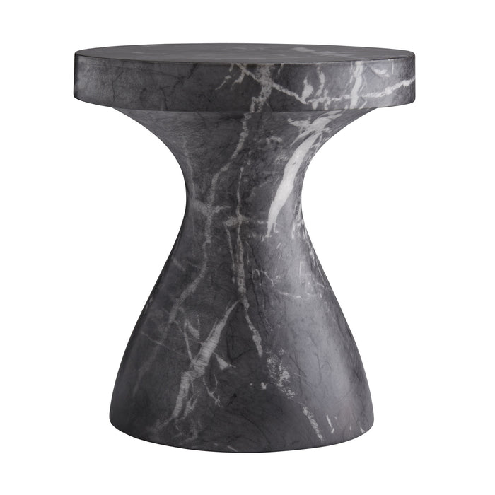 Arteriors - 5584 - Accent Table - Serafina - Black Faux Marble