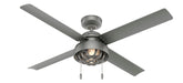 Hunter - 50339 - 52"Ceiling Fan - Spring Mill - Matte Silver