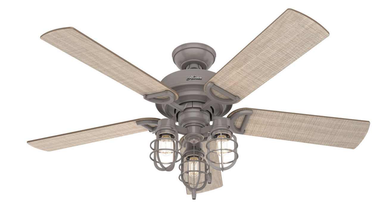 Hunter - 50410 - 52"Ceiling Fan - Starklake - Quartz Grey