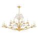 Hudson Valley - 4452-AGB - 20 Light Chandelier - Beaumont - Aged Brass